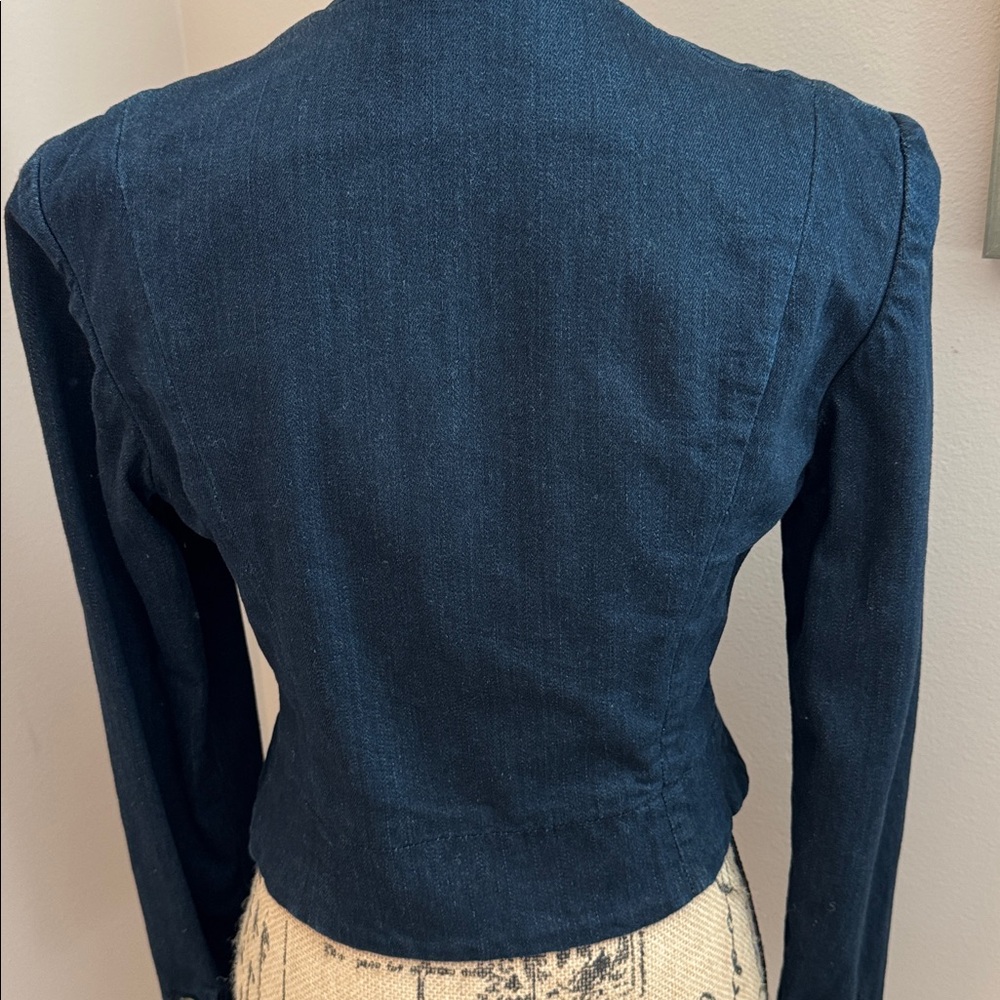 Ralph Lauren Military Style Double breasted Jean Jacket never worn. - Picture 6 of 10